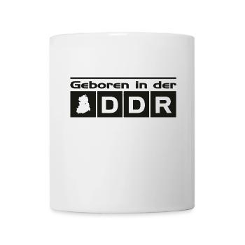 Geboren in der DDR - Tasse - Weiß - Vorne
