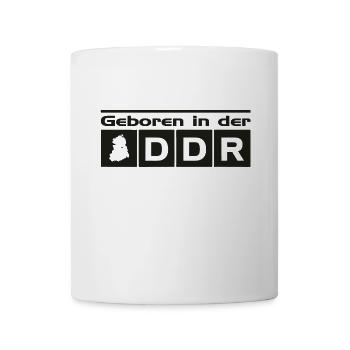 Geboren in der DDR - Tasse - Weiß - Vorne