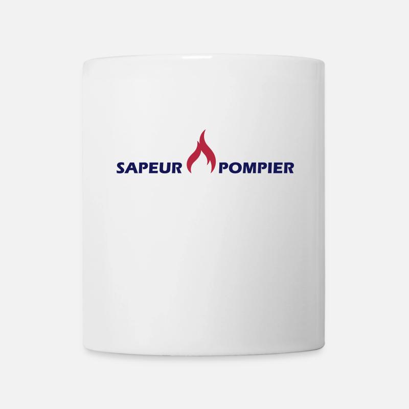 sapeur-pompier - Mug blanc - blanc