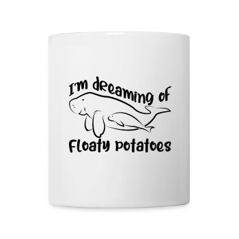 Ich träume von Seekühen Dugongs - Tasse - Weiß - Vorne