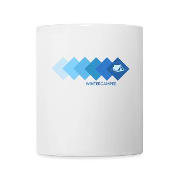 Winter camping Camping in the snow Winter campers - Mug - white - Front