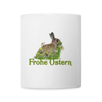 Frohe Ostern - Tasse - Weiß - Vorne
