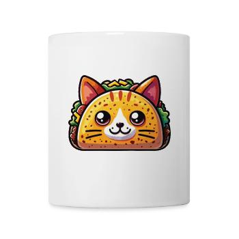 Taco Cat Mexikanisches Essen - Tasse - Weiß - Vorne