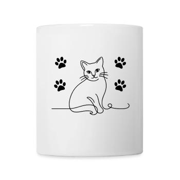 A Cat with Paws eine Katze mit Pfoten - Mug - white - Front