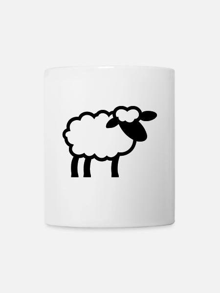 mouton - Mug blanc - blanc