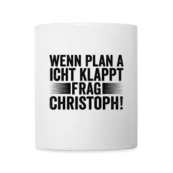 First name Chris Christoph - Mug - white - Front