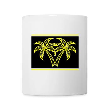 Icône de Palm Island l’été - Mug blanc - blanc - Devant