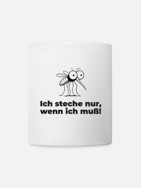 Stechmücke - Tasse - Weiß
