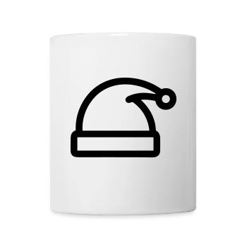 Christmas hat - Mug - white - Front