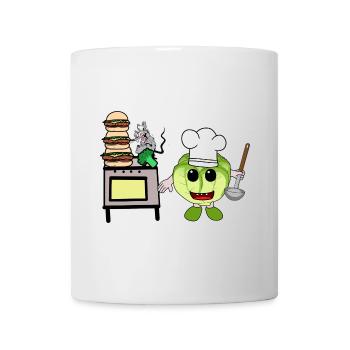 Cabbage Kitchen Cooking Amateur Chef Host Chefs - Mug - white - Front