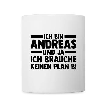 Prénom Andreas - Mug blanc - blanc - Devant