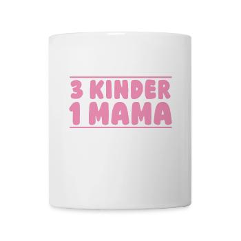 Mama Von 3 Kindern - Tasse - Weiß - Vorne