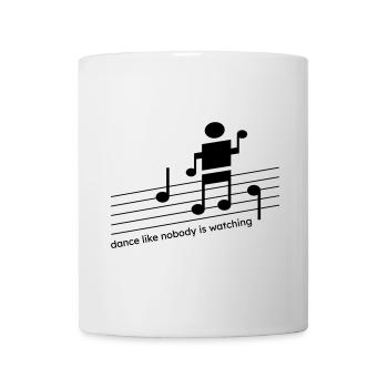 Dance like nobody is watching - Tasse - Weiß - Vorne