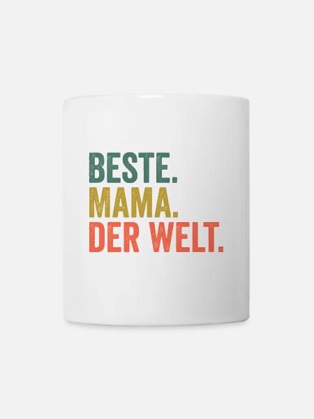 Beste Mama Der Welt - Tasse - Weiß
