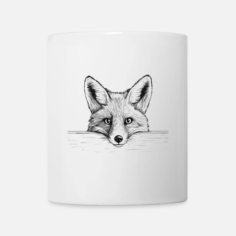 Fuchs - Tasse - Weiß