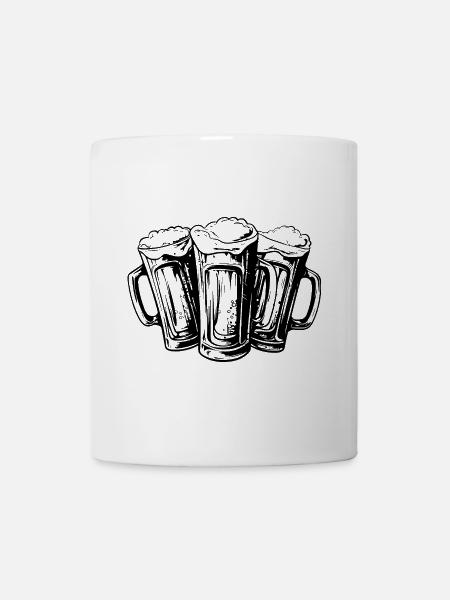 Bier Trinken Party - Tasse - Weiß
