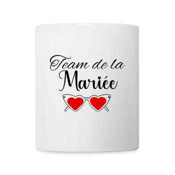 Wife Bride Team for a Bachelorette Party Team Bride - Mug - white - Front