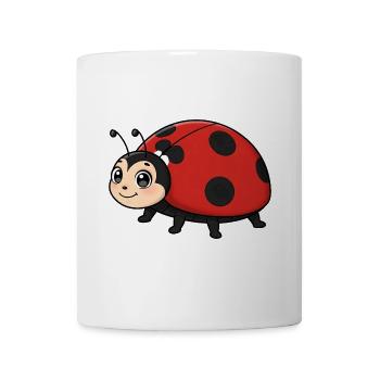 Animal Cartoon Ladybug - Mug - white - Front