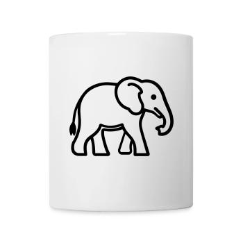Elephant - Mug - white - Front