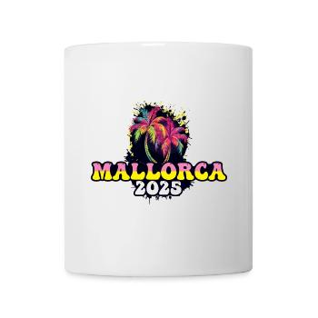 Mallorca 2025 Holiday Palm Trees - Mug - white - Front