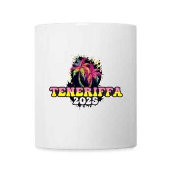 Tenerife 2025 Holiday Palm Trees - Mug - white - Front