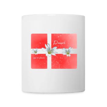 Danemark Danemark Danemark Drapeau - Mug blanc - blanc - Devant