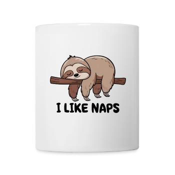 I Like Naps Funny Sloth - Mug - white - Front