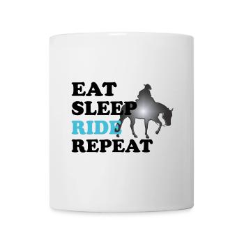 Reining Westernreiter - Mug blanc - blanc - Devant