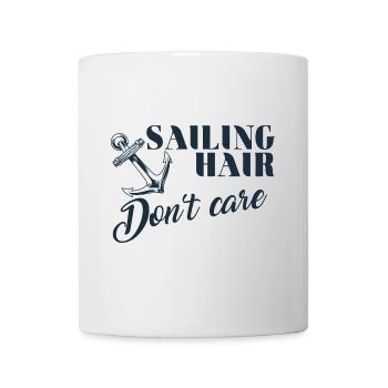 Sail hair but no matter funny sailor design - Mug - white - Front