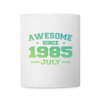 Juli 1985 Geburtstagsfeier Juli 1985 Retro - Tasse - Weiß - Vorne