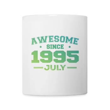 Juli 1995 Geburtstagsfeier Juli 1995 Retro - Tasse - Weiß - Vorne