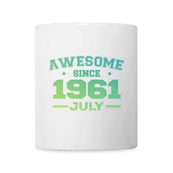 Juillet 1961 Fête Anniversaire Juillet 1961 Rétro - Mug blanc - blanc - Devant