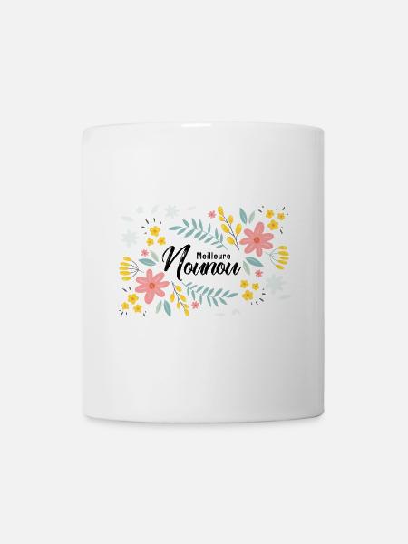 Meilleure Nounou cadeau nounou - Mug blanc - blanc