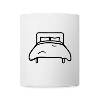 Bett - Tasse - Weiß - Vorne