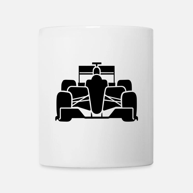 Voiture de course - Mug blanc - blanc