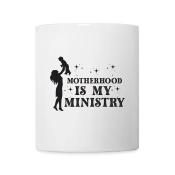 La maternité est mon ministère - Mug blanc - blanc - Devant