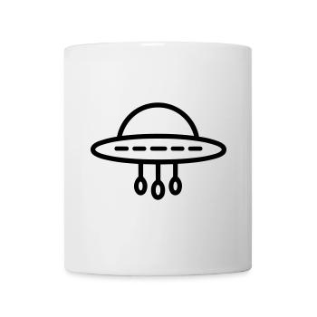 flying saucer - Mug - white - Front