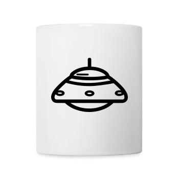 flying saucer - Mug - white - Front