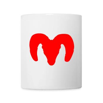 Bighorn Sheep Silhouette – Pure Wilderness - Mug - white - Front
