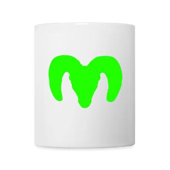 Bighorn Sheep Silhouette – Pure Wilderness - Mug - white - Front