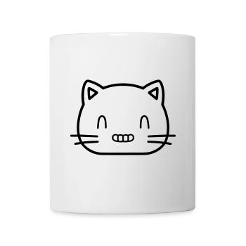 Katze - Tasse - Weiß - Vorne