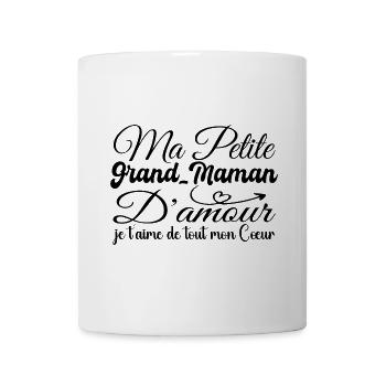 Oma Liebesgeschenk, Oma, ich liebe dich - Tasse - Weiß - Vorne