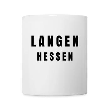 Langen Hessen - Tasse - Weiß - Vorne