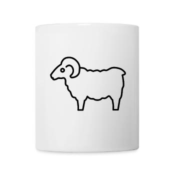 Heidschnucke - Mug blanc - blanc - Devant