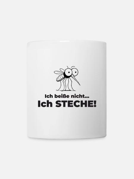 Stechmücke - Tasse - Weiß