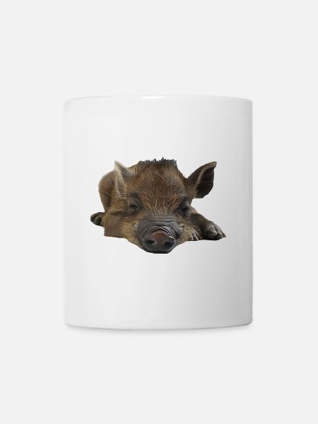 Warzenschwein - Tasse - Weiß
