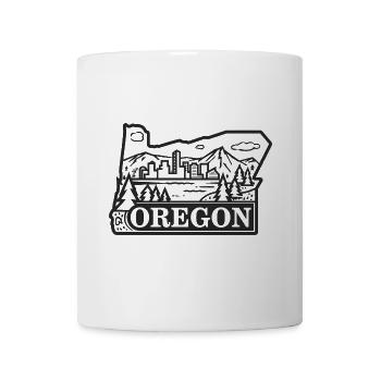 Oregon Portland Amerika Bundesstaat für Oregon - Tasse - Weiß - Vorne