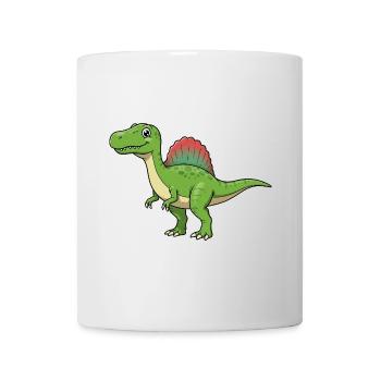 Dino Cartoon Spinosaurus - Tasse - Weiß - Vorne