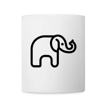 Elephant - Mug - white - Front