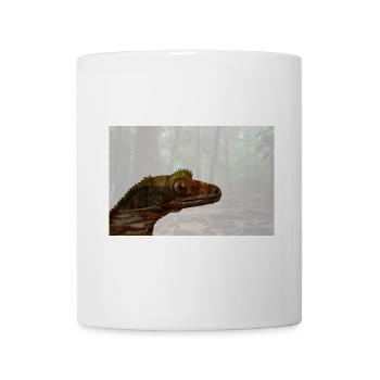 Crested Gecko Calm Forest - Tasse - Weiß - Vorne